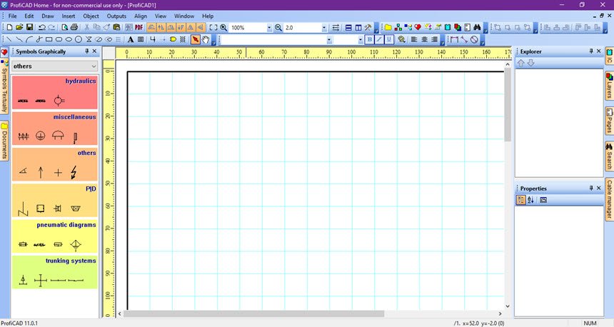 ProfiCAD 13 ล่าสุด โปรแกรมเขียนแบบวิศวกรรมไฟฟ้า