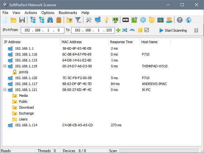 SoftPerfect Network Scanner 26.5 โปรแกรมตรวจสอบและจัดการ IP อย่างมืออาชีพ