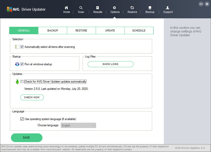 AVG Driver Updater 2 ล่าสุด โปรแกรม อัปเดตไดร์เวอร์ อัตโนมัติ ฟรี