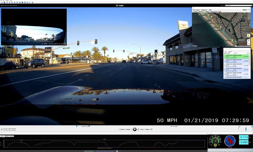 Dashcam Viewer Plus 4 ล่าสุด โปรแกรมดูวิดีโอจากกล้อง Dash Cam