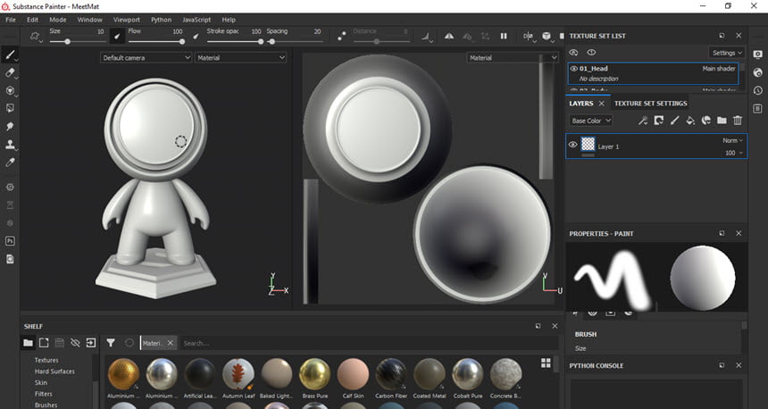 Substance Painter 2020 ล่าสุด โปรแกรม 3D Painting ฟรี