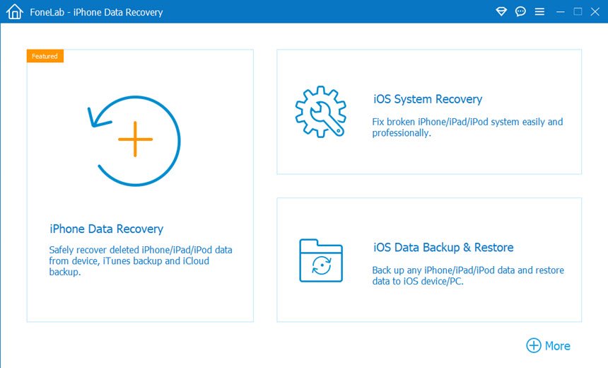 FoneLab iPhone Data Recovery 10 ล่าสุด โปรแกรมกู้ข้อมูล iPhone