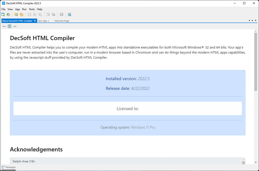 HTML Compiler 2022.5 โปรแกรม HTML คอมไพรเลอร์ ฟรี