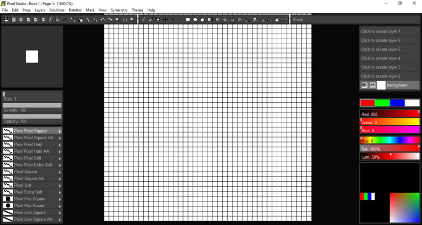 Pixarra Pixel Studio 3.03 โปรแกรม วาดรูปพิกเซล ออกแบบงาน Pixel Art ฟรี