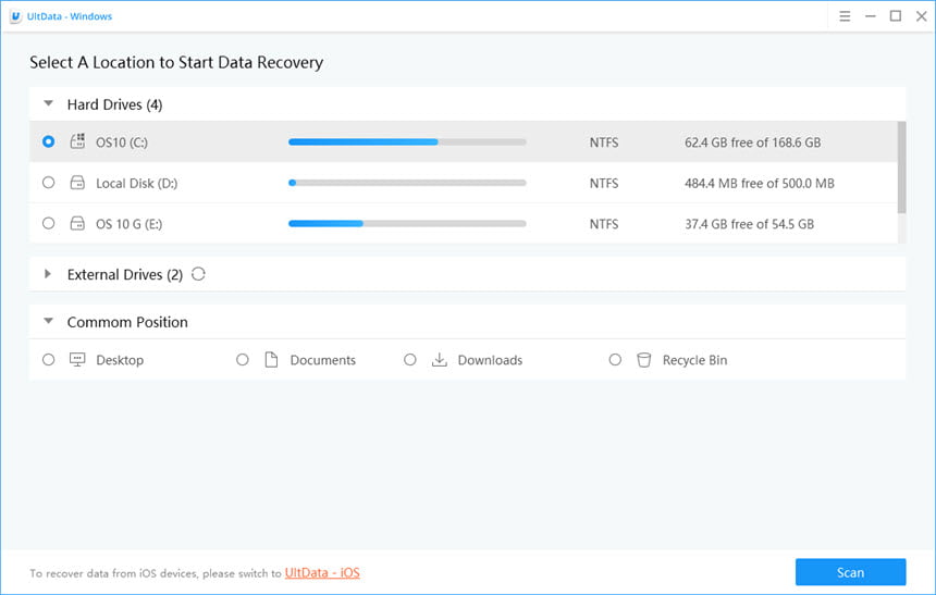 Tenorshare UltData – Windows 7 ล่าสุด โปรแกรมกู้ข้อมูล HDD/SSD/FlashDrive ฟรี