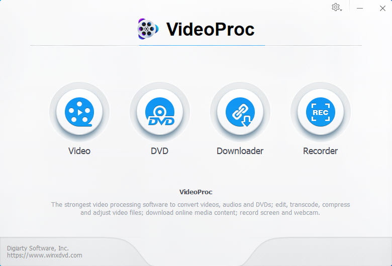 VideoProc 4.2 (Win/macOS) โปรแกรม แก้ไขวิดีโอ แปลงไฟล์ ไร์ทแผ่น บันทึกหน้าจอ ครบวงจร ฟรี