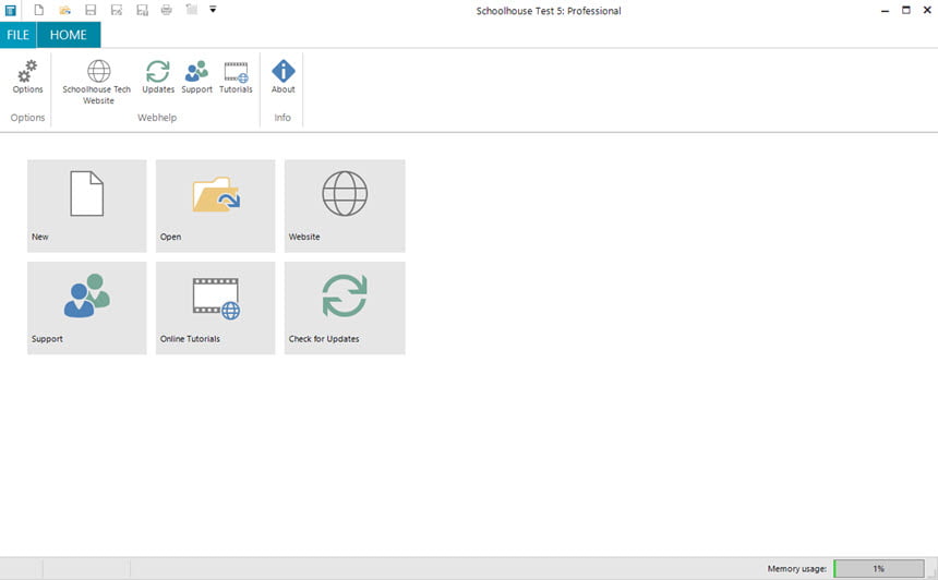 Schoolhouse Test Enterprise 6 ล่าสุด โปรแกรมสร้างข้อสอบและชุดแบบทดสอบสำเร็จรูปสำหรับคุณครู