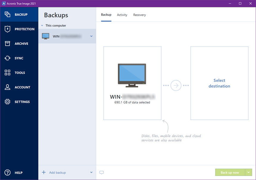 Acronis True Image 2021 ล่าสุด พร้อม Boot CD สำรองข้อมูล โปรแกรม