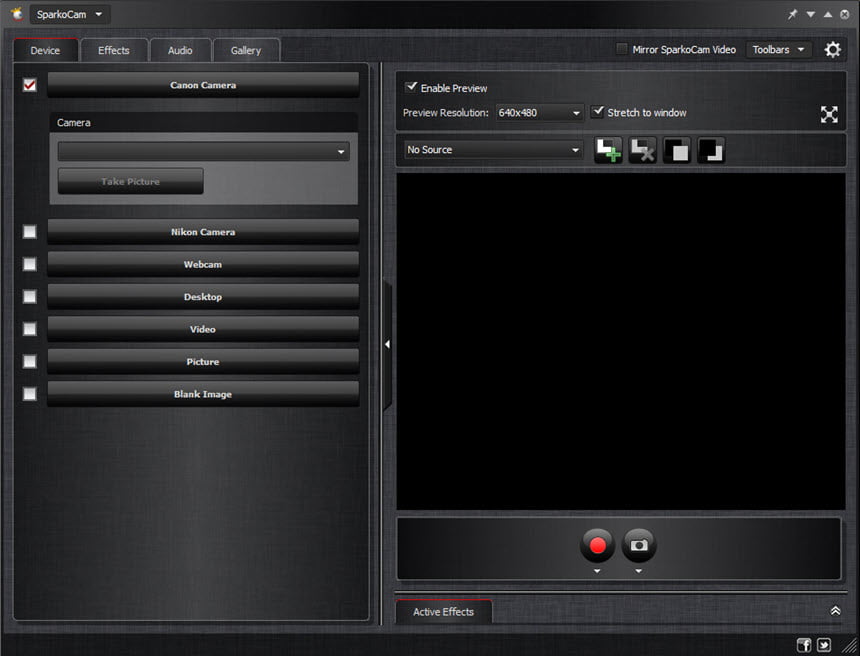 SparkoCam 3 ล่าสุด โปรแกรมเปลี่ยนกล้อง DSLR เป็น Webcam