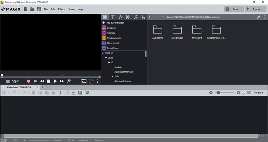 MAGIX Photostory 2021 ล่าสุด Deluxe โปรแกรมทำสไลด์โชว์