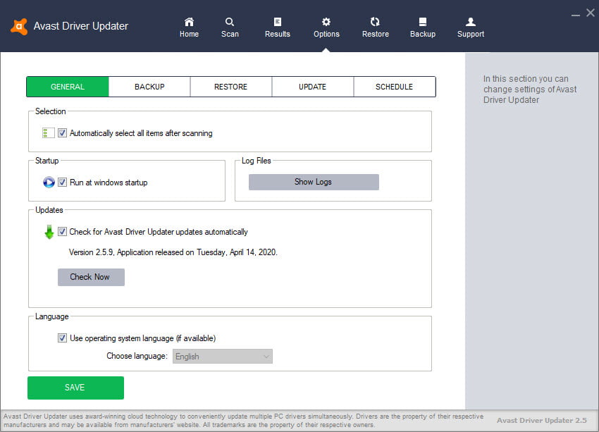 Avast Driver Updater โปรแกรม อัพเดต ไดร์เวอร์ อัตโนมัติ ฟรี ล่าสุด