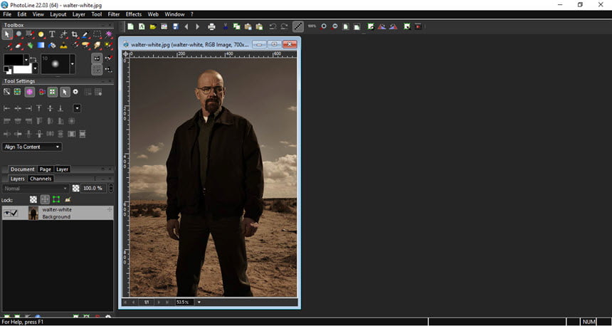 PhotoLine 23.00 โปรแกรมแต่งรูปภาพ ออกแบบกราฟิกเวกเตอร์ ฟรี