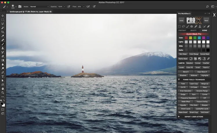 Pro Workflow X ปลั๊กอิน Photoshop สำหรับ รีทัชรูปภาพ ฟรี โปรแกรม
