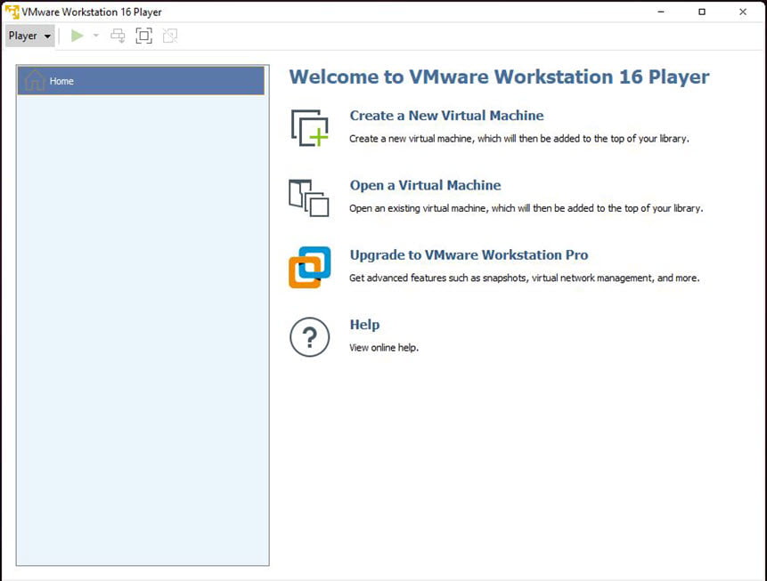 VMware Workstation Player 16 ล่าสุด โปรแกรมจำลอง PC