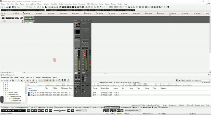 Merging Pyramix Virtual Studio 14 ล่าสุด (x64) โปรแกรมตัดต่อเสียง บันทึกเสียง ทำเพลง ฟรี
