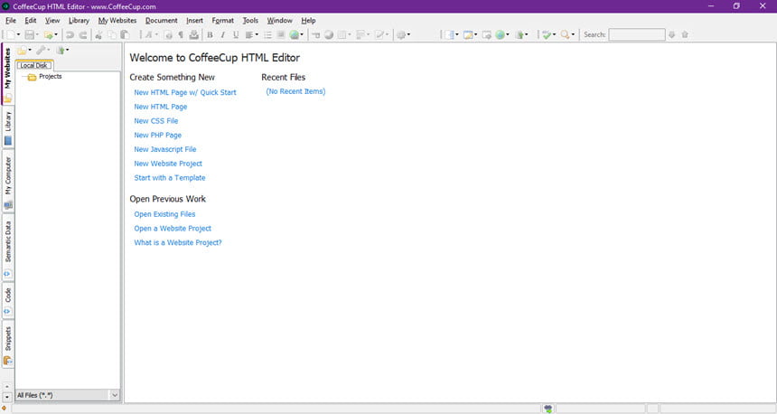 CoffeeCup HTML Editor 18.0 โปรแกรมแก้ไข HTML พัฒนาเว็บไซต์ ฟรี