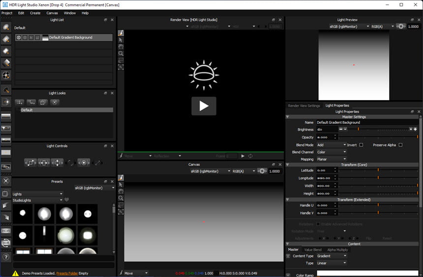 HDR Light Studio 8 ล่าสุด โปรแกรมจัดองค์ประกอบแสง 3D
