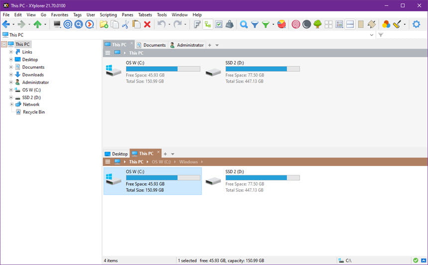 XYplorer 28 ล่าสุด โปรแกรมจัดการไฟล์ขั้นสูง