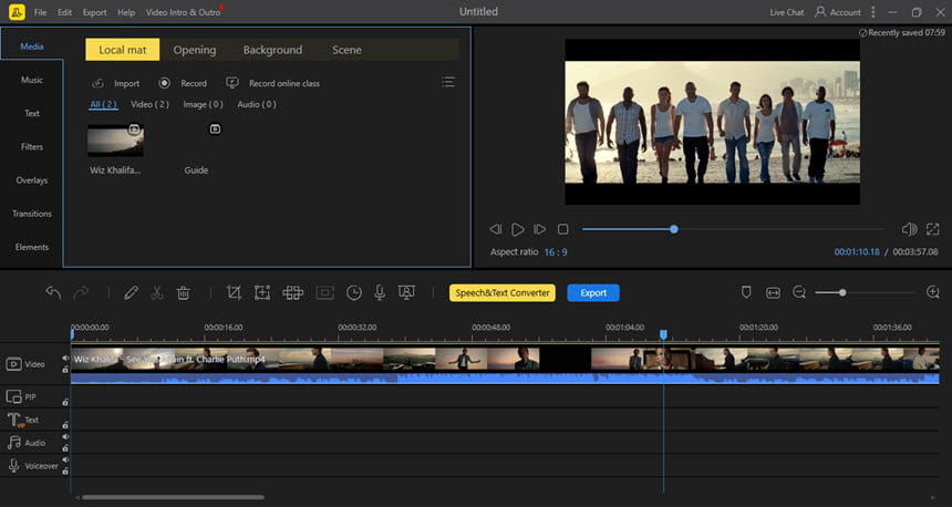 BeeCut 1 ล่าสุด โปรแกรมตัดต่อวิดีโอ ใช้งานง่าย