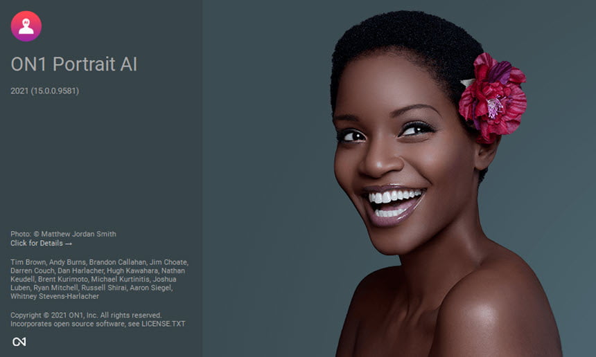 ON1 Portrait AI 2021 ล่าสุด โปรแกรม แต่งภาพ รีทัชภาพ Portrait ด้วย AI ฟรี