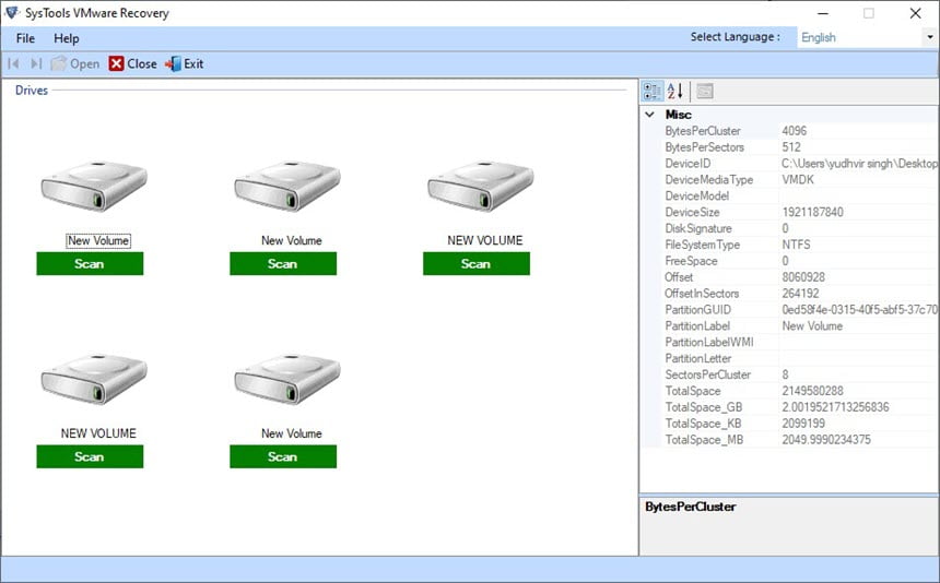 SysTools VMware Recovery 8 ล่าสุด โปรแกรม กู้ข้อมูล VMware ฟรี
