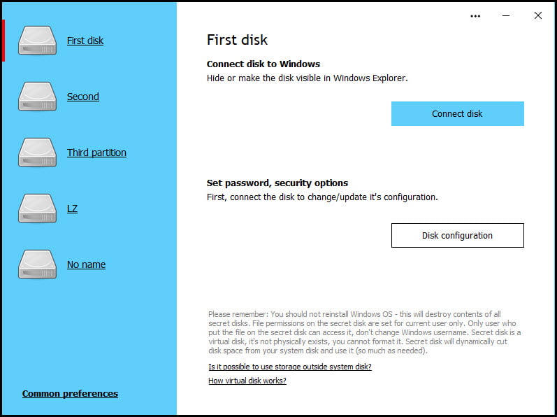 Secret Disk Professional 2022.10 (x64) โปรแกรมล็อคไฟล์ / โฟลเดอร์ ล็อคฮาร์ดดิสก์ ฟรี