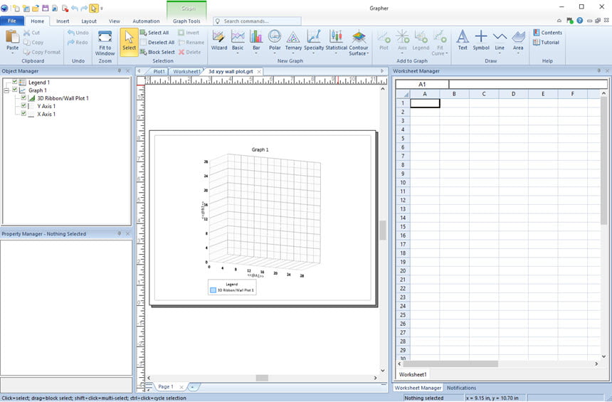 Golden Software Grapher 24 ล่าสุด โปรแกรมสร้างกราฟ 2D / 3D วิเคราะห์ข้อมูล