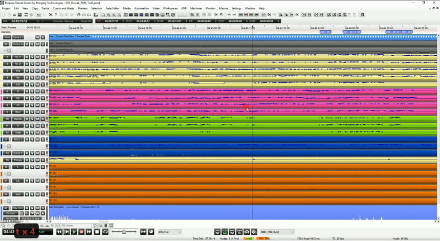 Merging Pyramix Virtual Studio 14 ล่าสุด (x64) โปรแกรมตัดต่อเสียง บันทึกเสียง ทำเพลง ฟรี