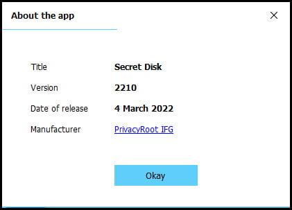 Secret Disk Professional 2022.10 (x64) โปรแกรมล็อคไฟล์ / โฟลเดอร์ ล็อคฮาร์ดดิสก์ ฟรี