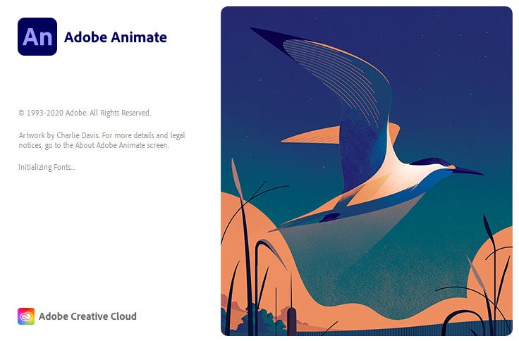 Adobe Animate 2021 ล่าสุด (x64) โปรแกรม สร้างการ์ตูนอนิเมชั่น
