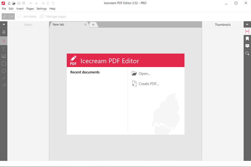 Icecream PDF Editor PRO 3.31 โปรแกรมแก้ไข PDF ใช้ง่าย