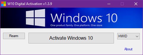 W10 Digital Activation 1 ล่าสุด โปรแกรม Activate Windows 10 / 11 ถาวร