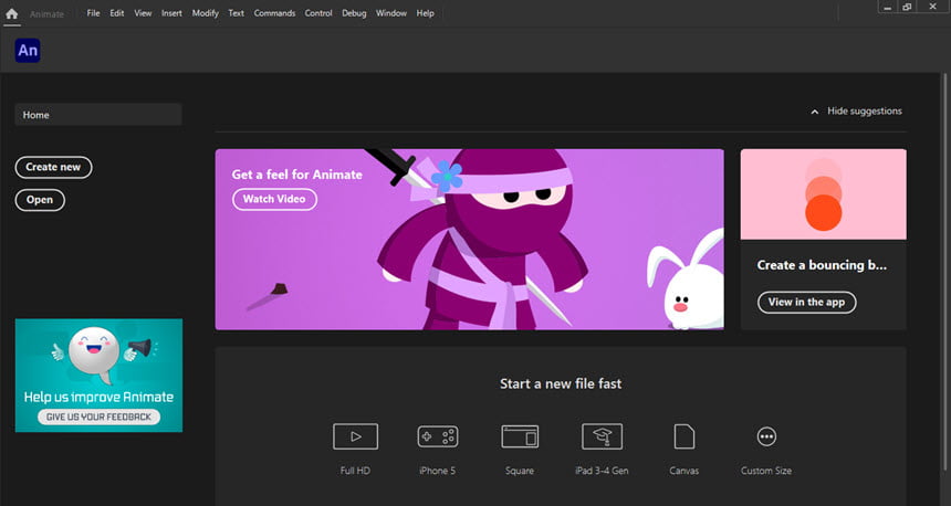 Adobe Animate 2021 ล่าสุด (x64) โปรแกรม สร้างการ์ตูนอนิเมชั่น