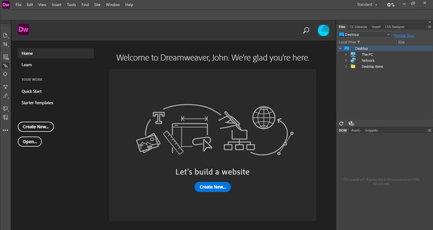 Adobe Dreamweaver 2021 ล่าสุด โปรแกรมออกแบบและสร้างเว็บไซต์ระดับมืออาชีพ