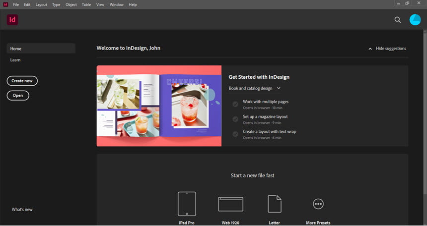 Adobe InDesign 2021 ล่าสุด (Win/macOS) โปรแกรมออกแบบสื่อสิ่งพิมพ์