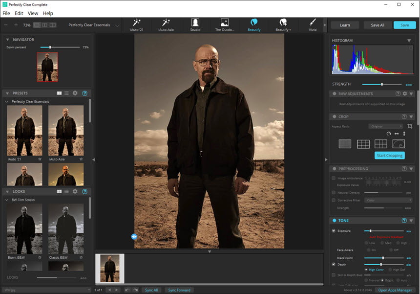 Perfectly Clear Complete 3 ล่าสุด (Win/macOS) โปรแกรมแต่งรูป