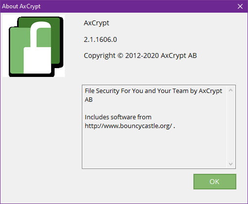AxCrypt Premium / Business โปรแกรมเข้ารหัสไฟล์ โฟลเดอร์ ฟรี ล่าสุด