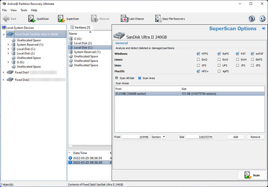 Active Partition Recovery Ultimate + WinPE 26 ล่าสุด โปรแกรมกู้คืนพาร์ทิชันและข้อมูลที่ถูกลบระดับมืออาชีพ