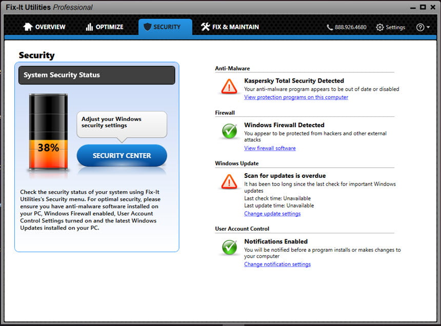 Fix-It Utilities Professional 15 ล่าสุด โปรแกรมซ่อมแซม Windows