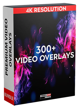 VIDEO PRESETS – 300พร้อม 4K VIDEO OVERLAYS ชุดรวม VIDEO OVERLAYS ความละเอียดสูง 4K ฟรี