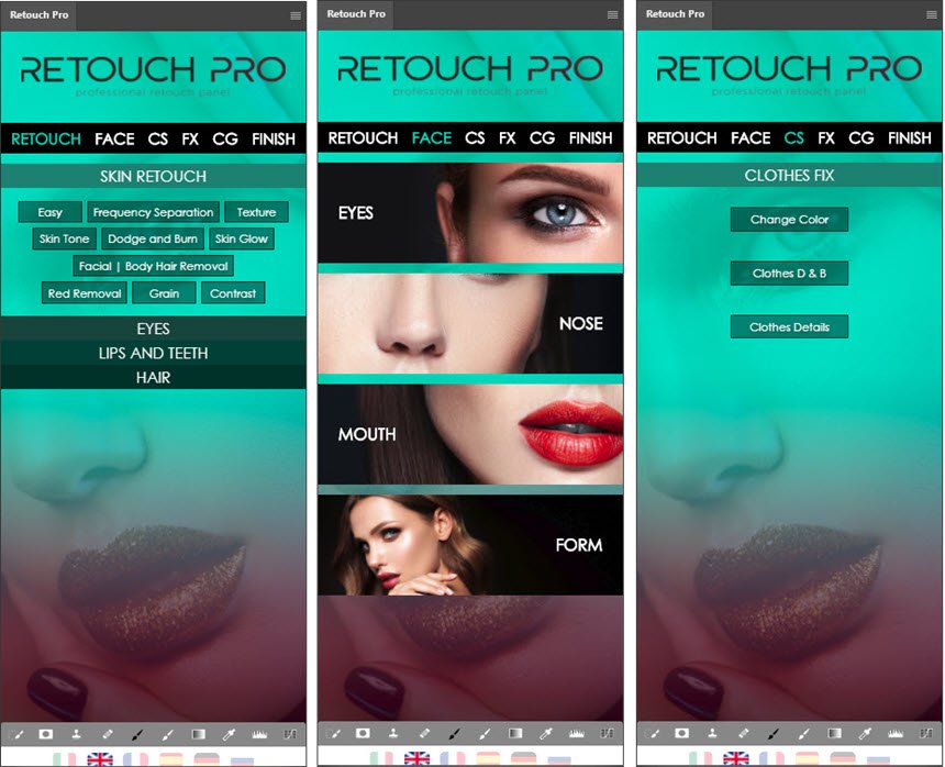 Retouch Pro 3 ล่าสุด พร้อม Mega Bundle ปลั๊กอินรีทัช Photoshop โปรแกรม
