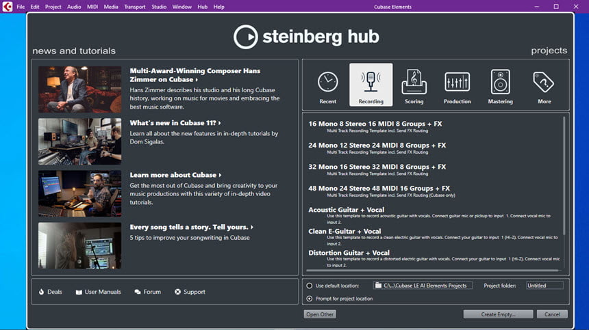 Steinberg Cubase Elements 11 ล่าสุด (x64) พร้อม วิธีติดตั้ง โปรแกรมทำเพลง