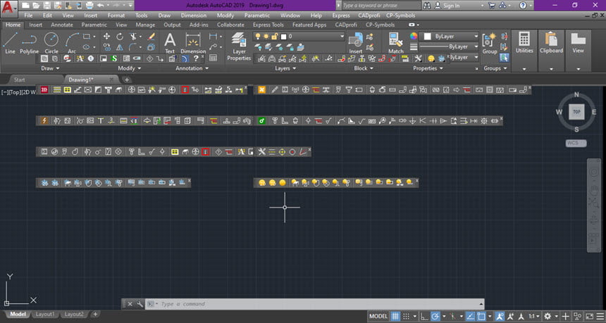 CADprofi 2021.15 (x64) ปลั๊กอินเสริม สำหรับโปรแกรม CAD ฟรี โปรแกรม