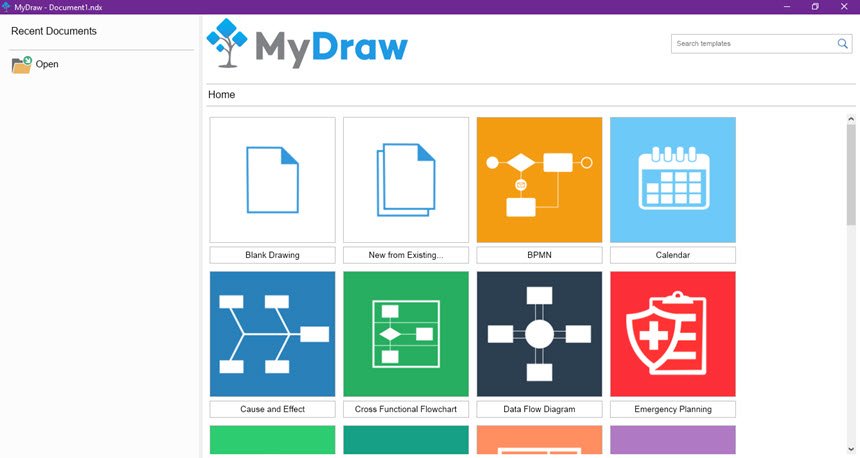 MyDraw 6 ล่าสุด โปรแกรมออกแบบไดอะแกรม