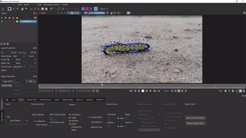 Boris FX Mocha Pro 2021 ล่าสุด ปลั๊กอิน Motion Tracking ฟรี โปรแกรม