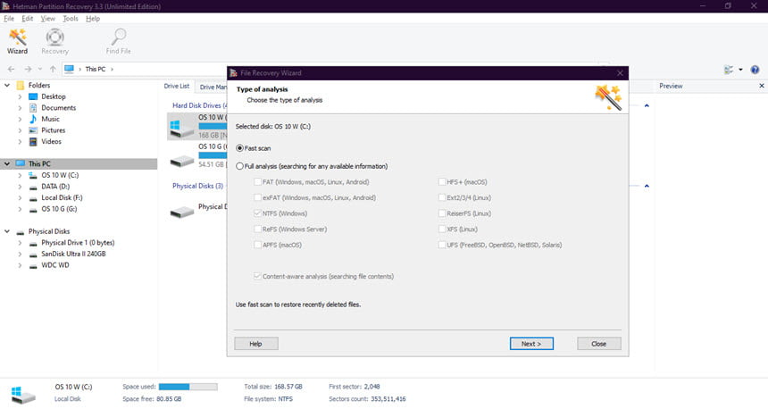 Hetman Data Recovery Pack 5.1 ชุดรวมโปรแกรมกู้คืนข้อมูลแบบครบวงจร โปรแกรม