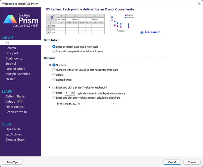 GraphPad Prism 10 ล่าสุด โปรแกรมวิเคราะห์สถิติ