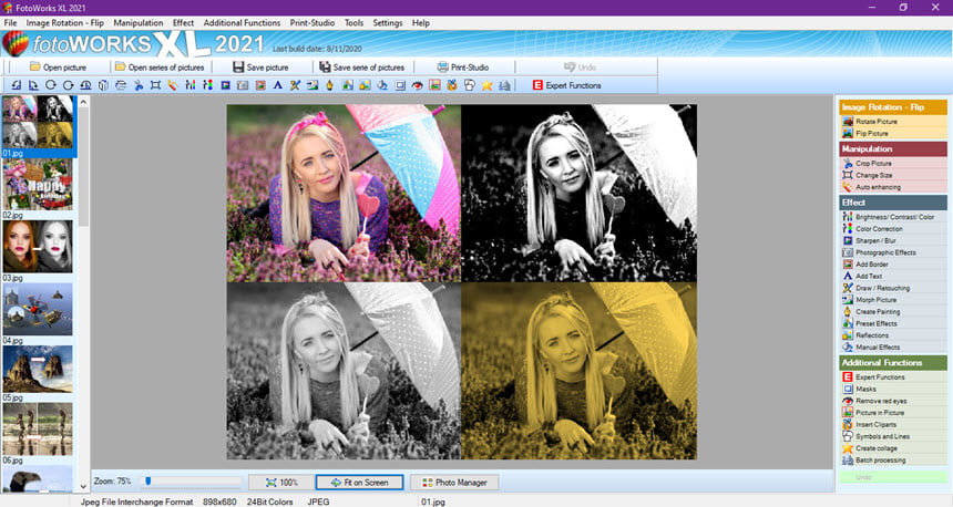 FotoWorks XL 2021 ล่าสุด โปรแกรม แต่งรูป ใส่ฟิลเตอร์ เอฟเฟกต์ ฟรี