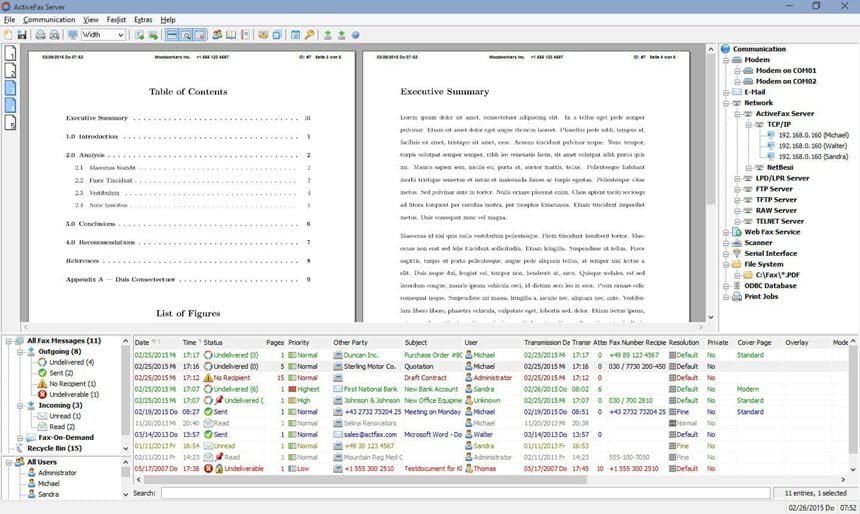ActiveFax Server 7.15 โปรแกรม Fax Server ส่งแฟกซ์อัตโนมัติ ฟรี
