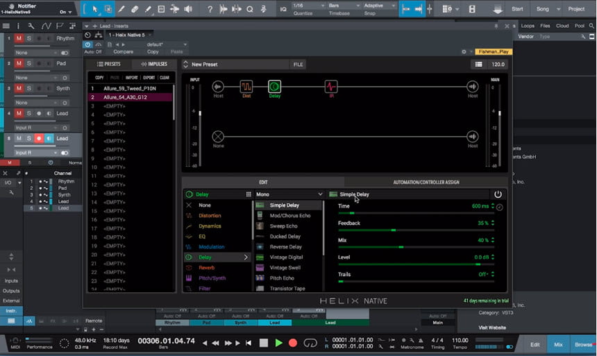 Line6 Helix Native 3.82 ปลั๊กอินจำลองเอฟเฟคกีต้าร์ โปรแกรม